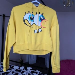 SpongeBob cropped sweater